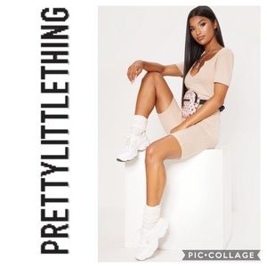 5/$25 - Pretty Little Thing Tan Romper NWOT Women’s Sz 12